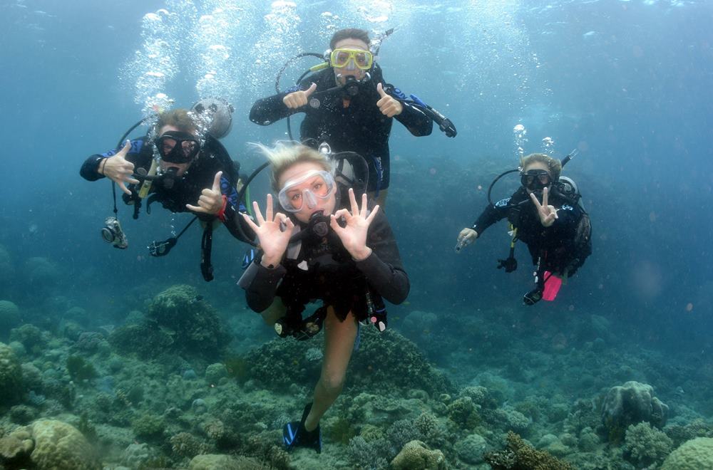 Tauchgang im Mittelmeer