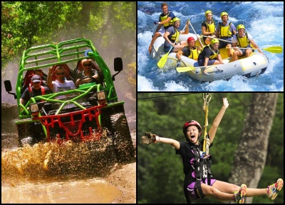 Antalya Monster Jeep Safari Rafting & Zipline